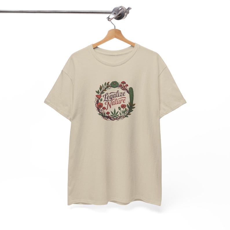Legalisera naturens rörelse T-shirt | Aktivistfrihetströja bild 9