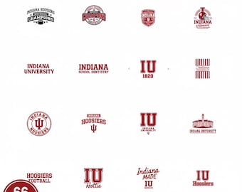 Indiana University PNG-paket med 66, Indiana Hoosiers PNG, IU 1820-designer, collegefotboll och mästerskaps-PNG, Indiana png-filer