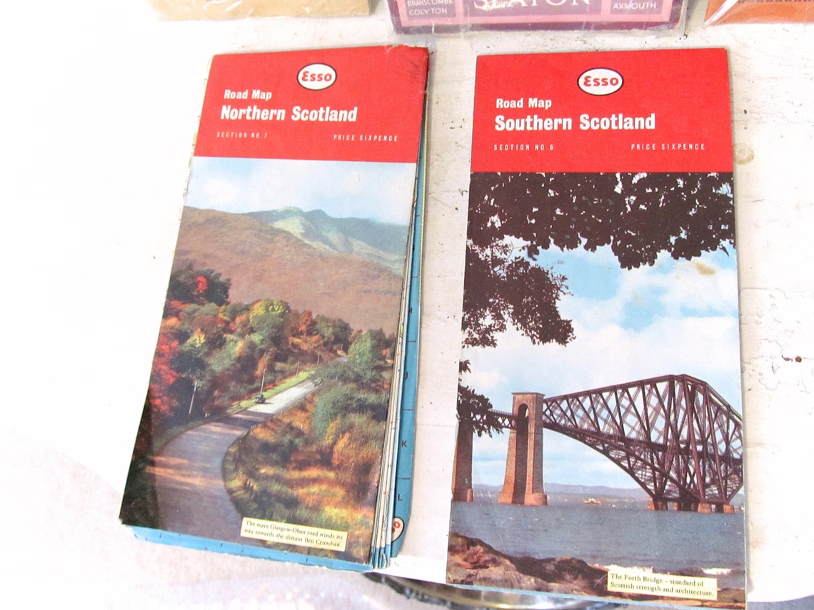 Bundle 3 Vintage Travel Guide Booklets and 2 Vintage Maps Etsy