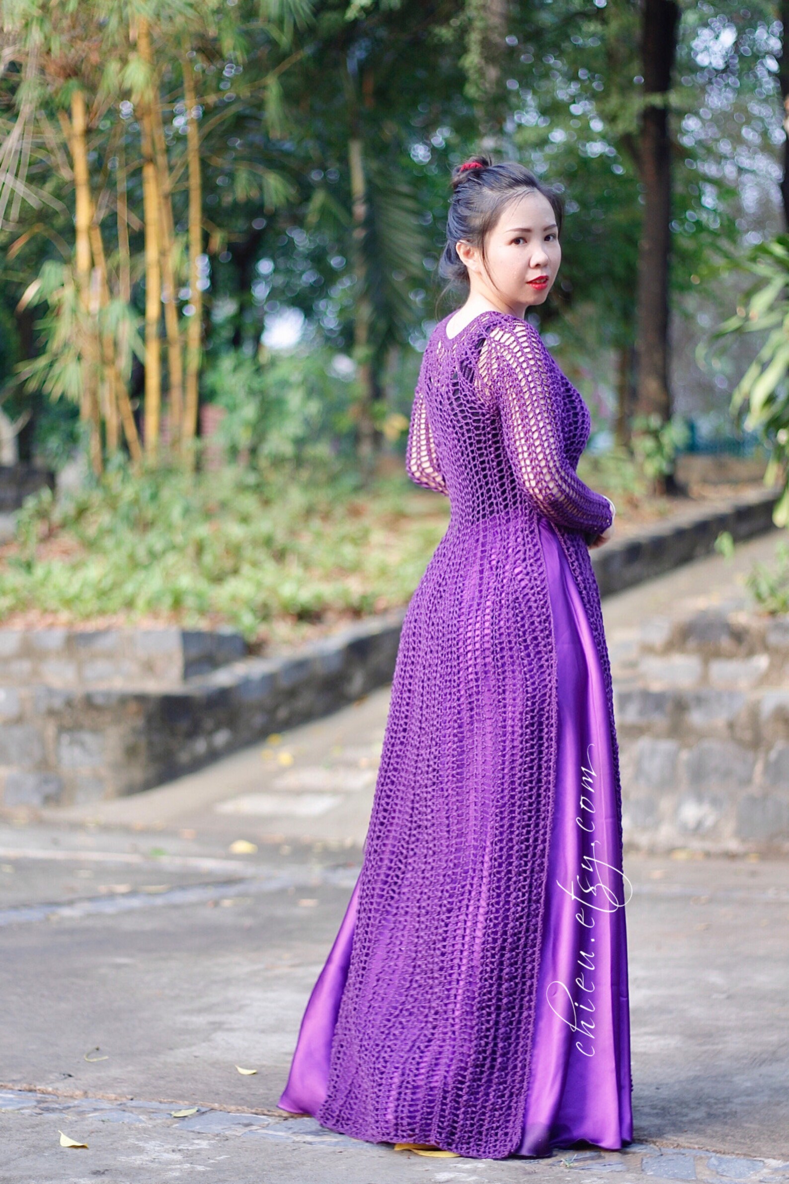PDF Huế Áo Dài Crochet Pattern, Pants Sewing Tutorial, Instant Download ...
