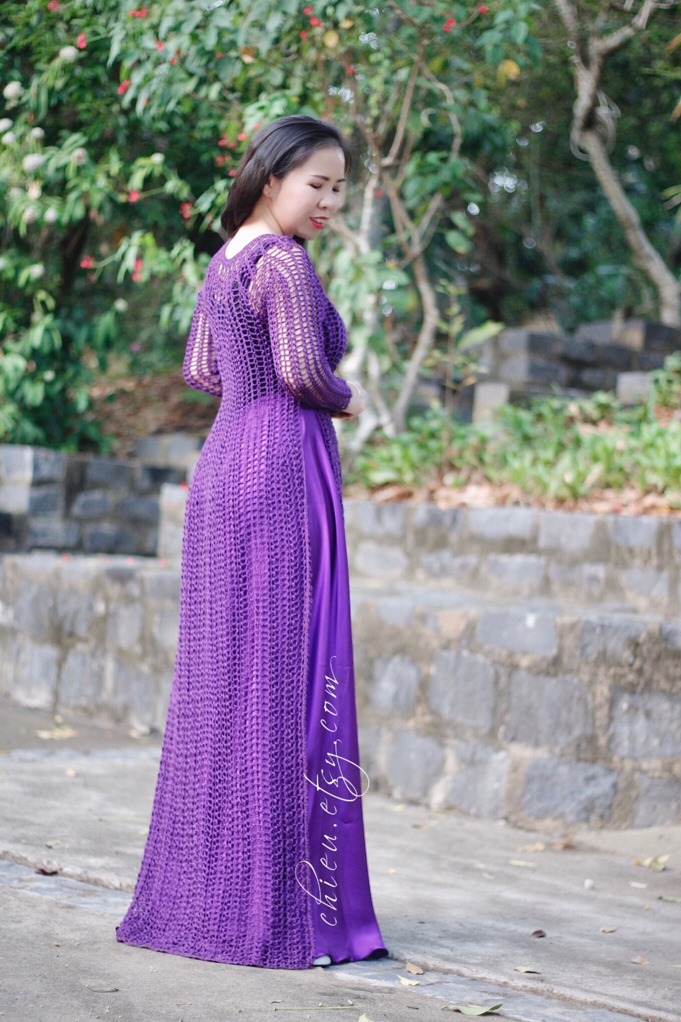 PDF Huế Áo Dài Crochet Pattern, Pants Sewing Tutorial, Instant Download ...