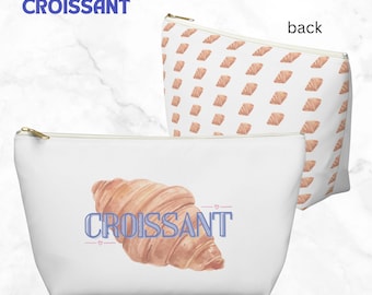 French Makeup Bag | Watercolor Paris Poodle Travel Pouch