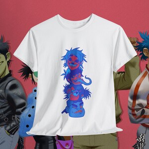 Gorillaz Band Unisex Tee, Heavy Music Lover Shirt, Concert Fan Gift, Graphic Band Merch, Festival Apparel