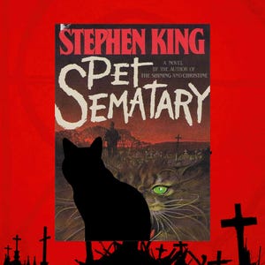 Vintage Horror Movie Poster: Pet Sematary, Stephen King Art