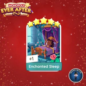 Enchanted Sleep – Set 23 – Monopoly GO-sticker – directe levering