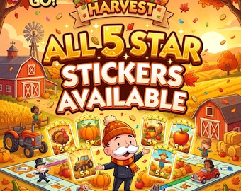 Adesivi Monopoly_GO a 5 stelle - TUTTI DISPONIBILI