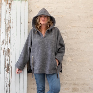 Long sherpa sweater sales