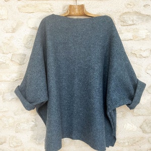 Oversize Loose Boiled Wool Tunic image 6