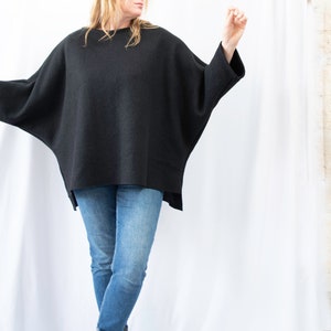 Oversize Loose Boiled Wool Tunic image 7