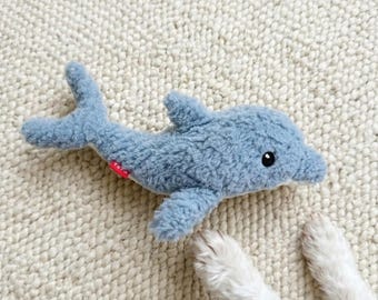Squeaky Dolphin Dog Toy, Ocean Animal Puppy Gift, Toy for Small and Medium Dogs