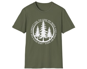 Trees Graphic T-Shirt: Nature Lover Outdoor Tee
