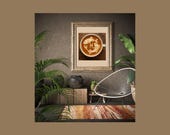Pisces Zodiac Latte Art Print: Coffee Astrology Decor (Digital Download)