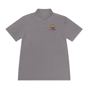 LSU #4 Golf Polo