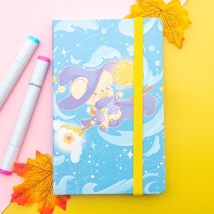 Capture Your Thoughts in Style with Hardcover Star Captor Wizard Blue A5 Journal