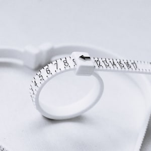 US Ring Sizer, A Ring Measure for American Ring Sizes, Ring Sizing Tool to Help Measure ring Sizes