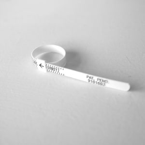 Ring Sizer - UK Ring Measure - Ring Gauge - Wedding Ring Measure - Ring Size Chart - Finger Measure Guide - How to Measure Ring Size