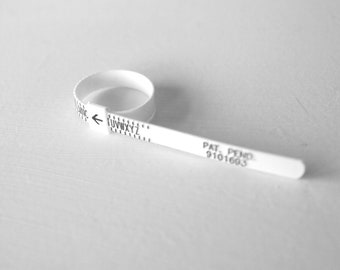 Ring Sizer - UK Ring Measure - Ring Gauge - Wedding Ring Measure - Ring Measurement Guide - Finger Measure Guide - How to Measure Ring Size
