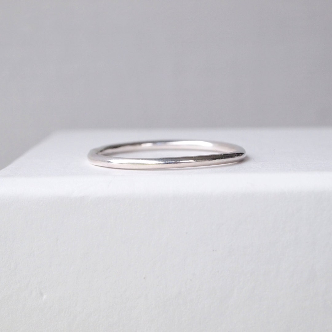 Plain Silver Band Simple Silver Ring Sterling Silver Wedding Band