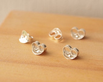 Spare Earring Backs - Sterling Silver Earring Backs - Spare Butterfly Backs - Scroll Backs - Ear Stud Backs - 925 Findings - Push Backs