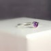 jennaadamson4 reviewed Amethyst Ring - Sterling Silver Amethyst Ring - February Birthstone Jewelry - Stacking Birthstone Ring - Purple Silver Ring - Birthday Gift