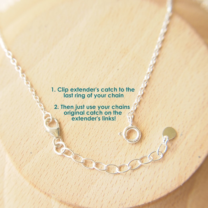 Extension Chain Extra Necklace Chain Sterling Silver Chain Etsy UK