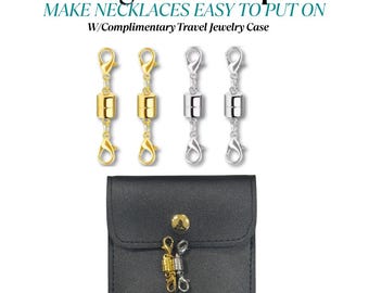 Magnetic Clasp for Necklace | Jewelry Clasp Converter | Easy Small Clasps, Long Nails