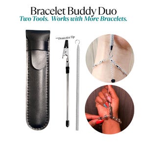 Bracelet Fastener Tool Duo for Long Nails & Easy Clasping