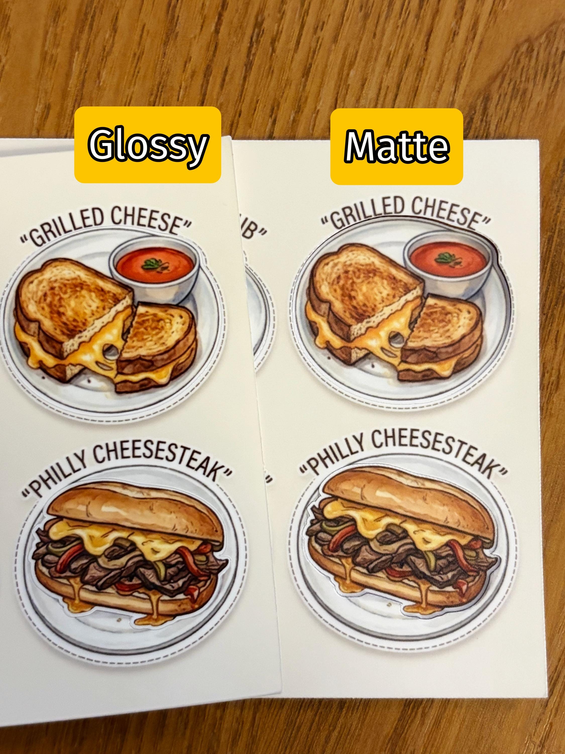 Deli Sandwich Sticker Sheet | Watercolor Food Art | Reuben, Philly ...