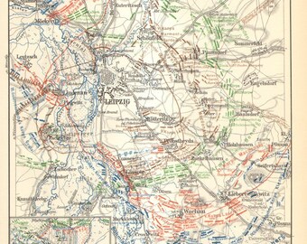 Battle Of Leipzig Etsy