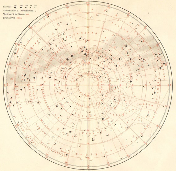 Sky Chart Southern Hemisphere