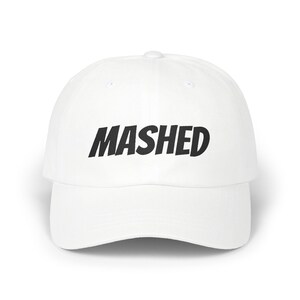 Mashed Classic Dad Cap, Funny Dad Hat, Gift for Dad, Casual Headwear, Trendy Cap, Father&#39;s Day Accessories