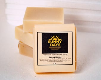 Fresh Dawn Soap Bar | Clean Floral Scent | Handmade Natural Soap | Everyday Refresh