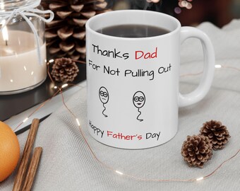 Funny Father's Day Mug: Quirky Dad Joke Coffee Cup