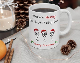 Weihnachtsstimmung Keramiktasse - Perfektes Geschenk für Kaffeeliebhaber, Urlaubsbeifall, lustiges Geschenk, 11 Unze oder 15 Unze, Weihnachtsmann Design