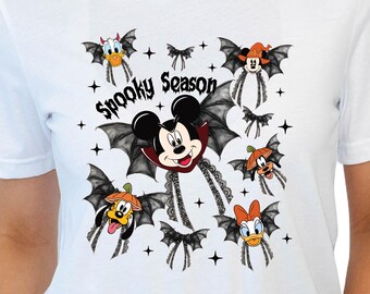 Retro Disney Spooky Season Shirt, Mickey's Not So Scary Party Shirt, Mickey Halloween Tee, Disney Halloween Shirt, Halloween Gift