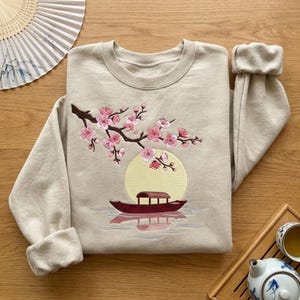Cherry Embroidered Crewneck - Etsy