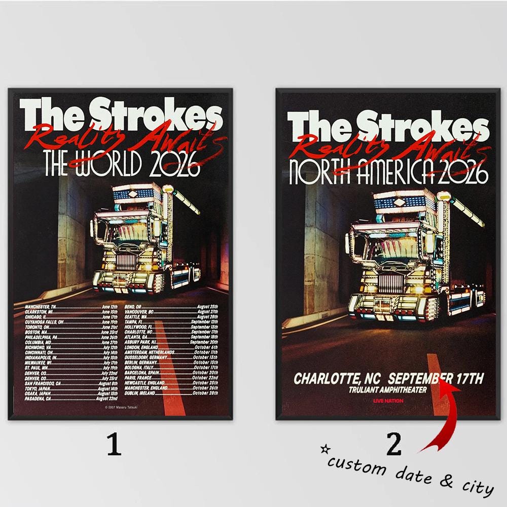The strokes poster - Etsy 日本