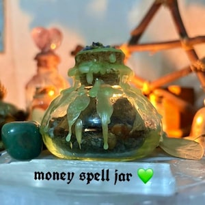 Money spell jar