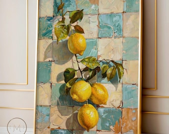 Lemon Kitchen Print | Modern Farmhouse Digital Download