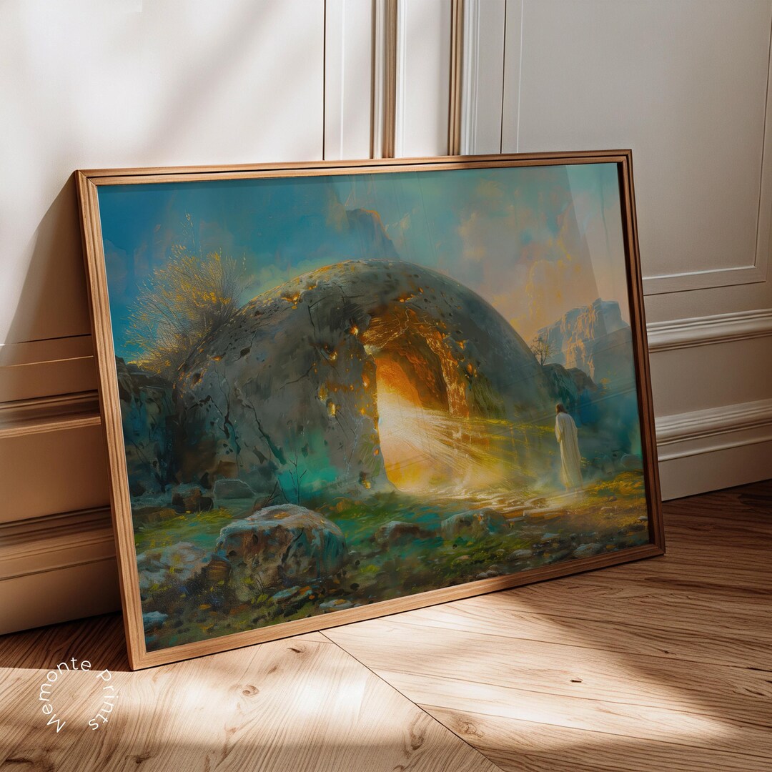 Resurrection of Jesus Christ Empty Tomb Digital Download Print for a ...