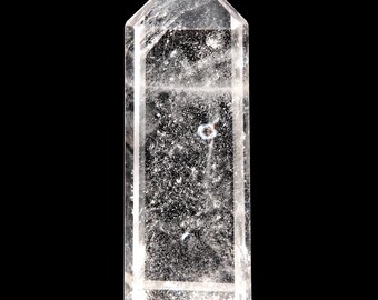 Natural Clear Quartz Crystal Wand – Polished 4-Inch Tower for Meditation, Altar Decor (250g)