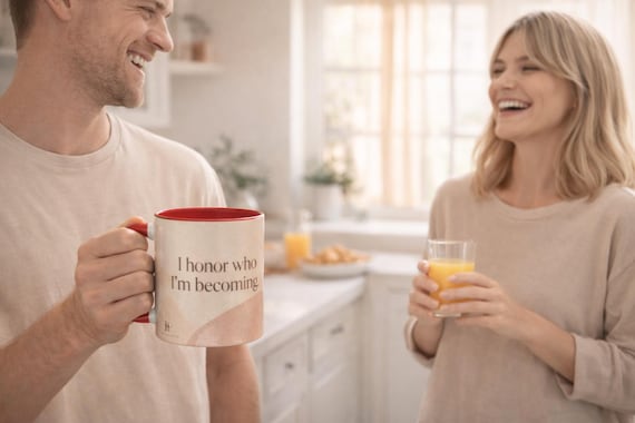 Affirmation Ceramic Coffee Mug with Motivational Quote - 11oz or 15oz