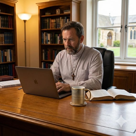 Abiding in His Grace Metallic Mug | Christian Scripture Coffee Cup