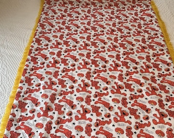 Handcrafted Child's Elmo Sleeping Mat With Pillow, 22x40