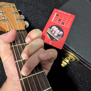 Guitar Chord Flashcards – Visual Fretboard System, 56 Tarot sized Cards image 3