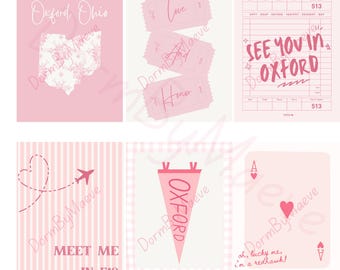 Prints van Miami University of Ohio: digitale downloadbundel van 6 stuks
