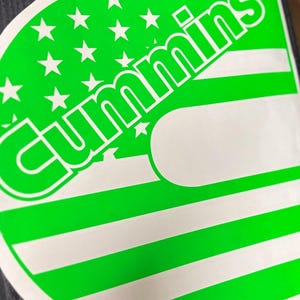 Cummins-sticker: