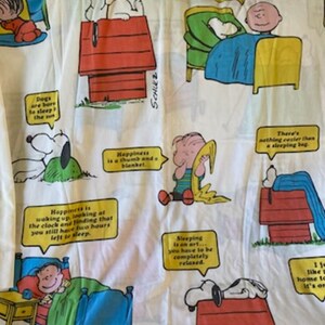 70s PEANUTS SEARS ROEBUCK ベッドシーツ ビンテージ Vintage 70s Peanuts Sheets - Etsy