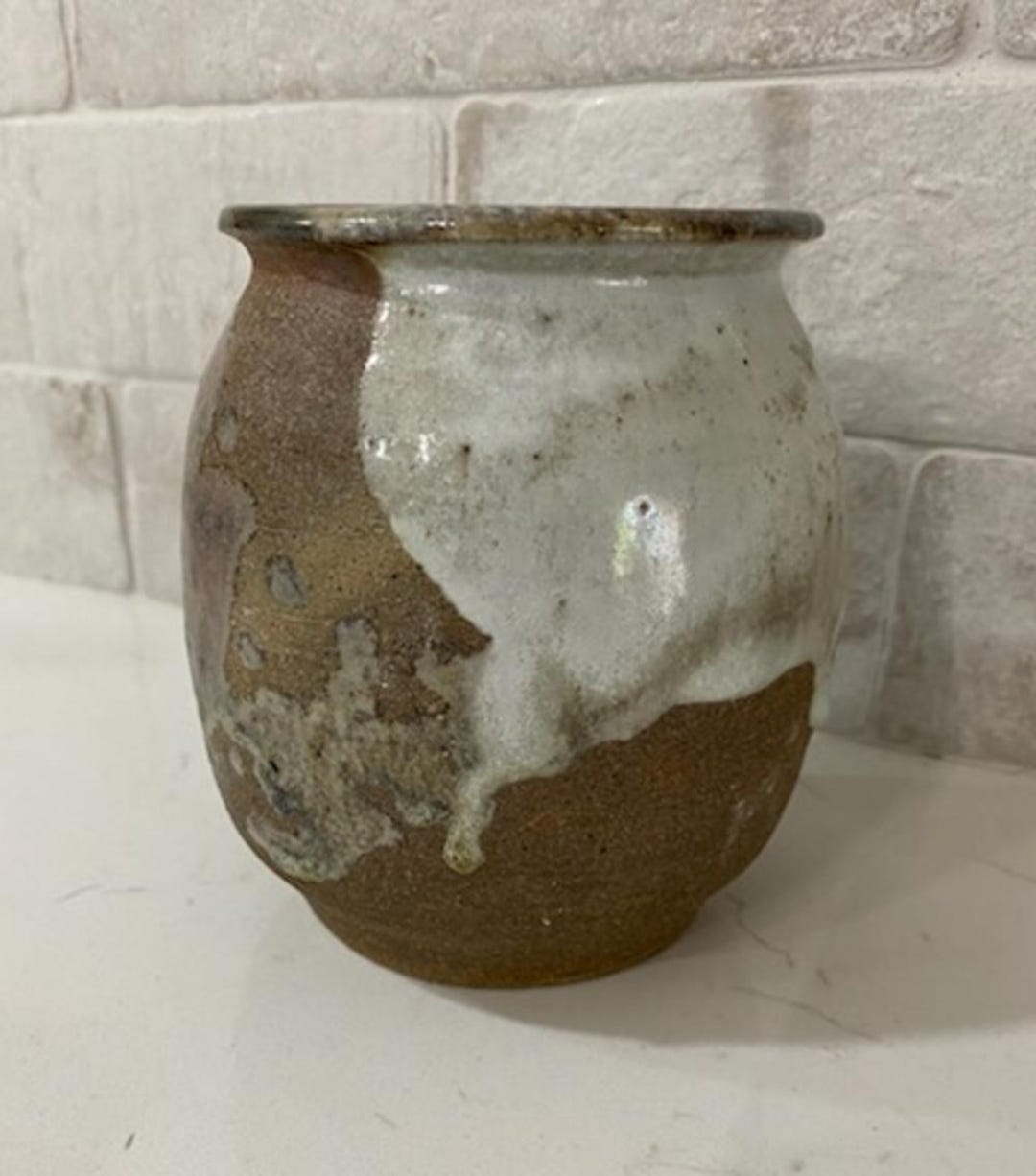 Vintage Wheel Thrown Pottery Vase - Marsha Mcguire - Etsy