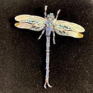 Large Dragonfly Convertible Brooch or Pendant